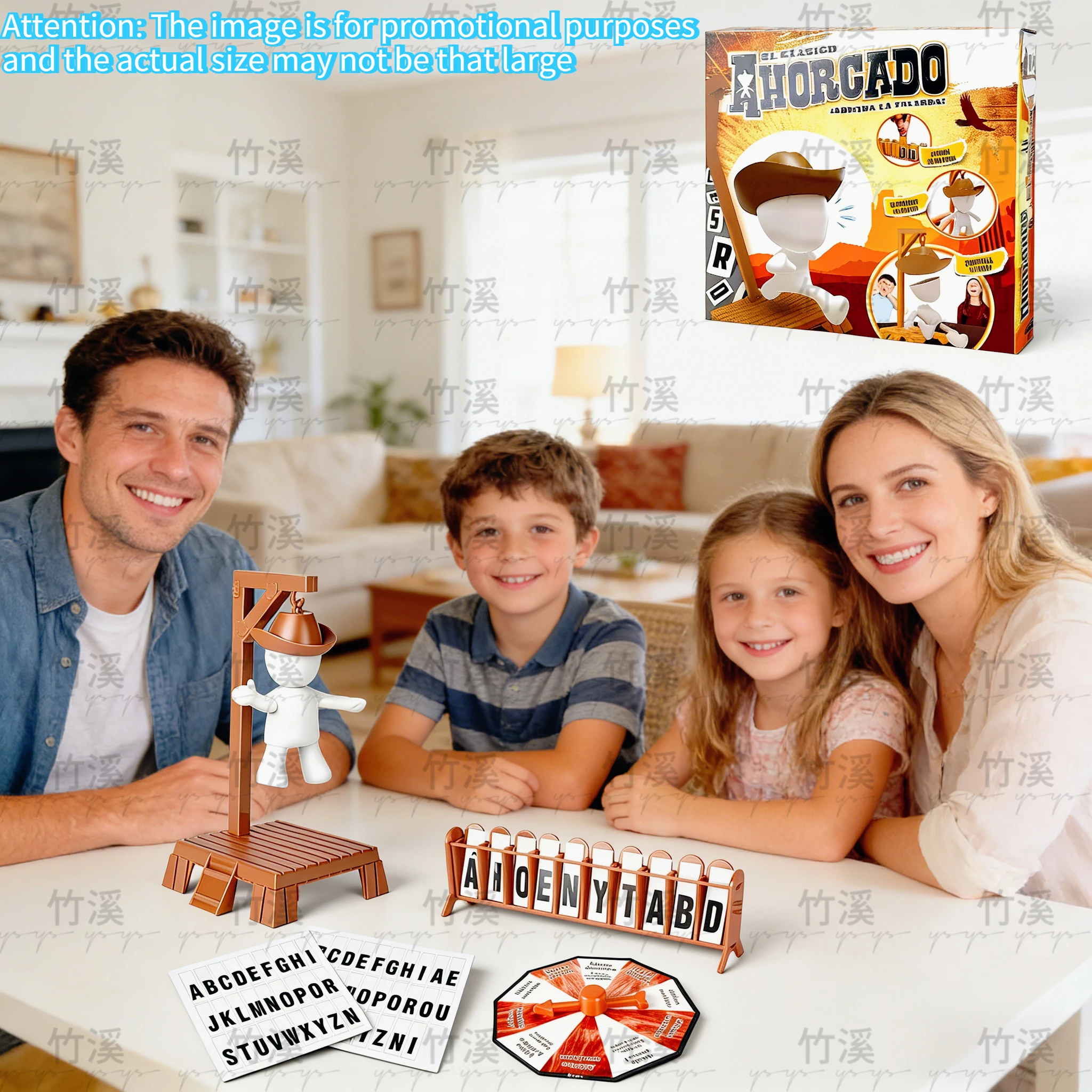 

Family Christmas Gift: Magnetic Hangman Game, Portable Travel Spelling Toy for Kids & Adults