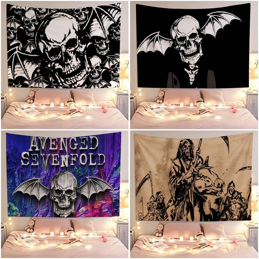 A-Avenged S-Sevenfold  Flags Suitable For Party Club Outdoor Interior Wall Decoration Banner Fans Gift