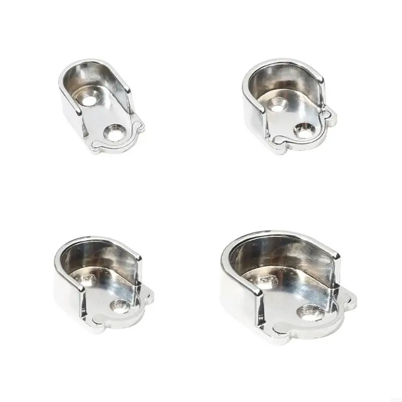 J2FA Closet Rod Mounting Bracket Closet Closet Close Tube Support Holder Sederhana