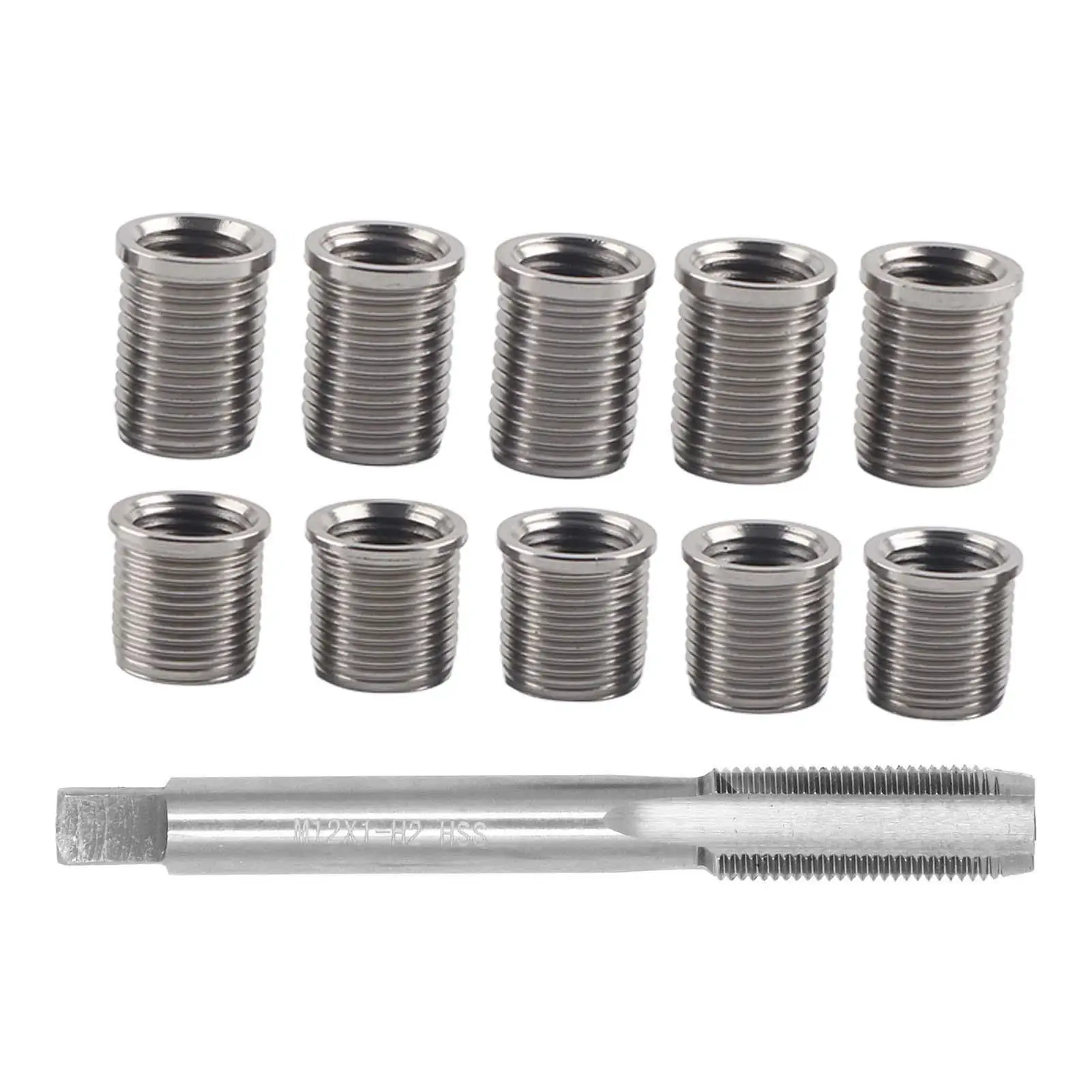 M10x1.0 & M12x1.0 Thread Repair Tools Kit - Auto Accessories Hardware for Effective Thread Repair