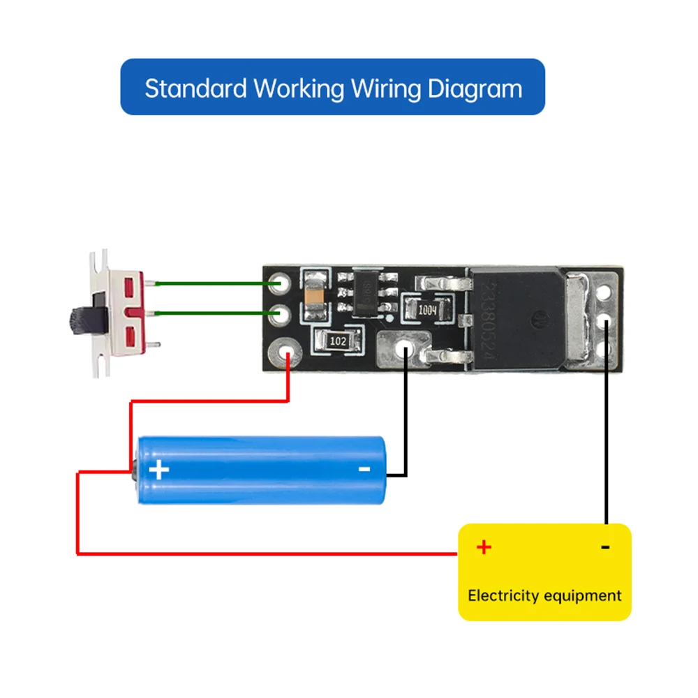 1S 30A High Current 10A Li-Ion แบตเตอรี่ DC 3.7V 4.2V Polymer 18650 Single String Power แผ่น