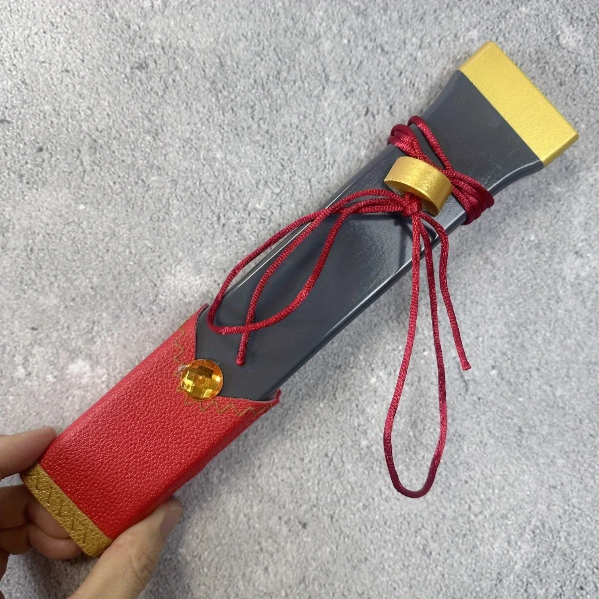 13 بوصة Imanotsurugi كاتانا سكين النينجا الخشبي أنيمي تأثيري الدعامة توكين رانبو الحجم الحقيقي اليابانية كاتانا بليد الساموراي صابر هدية #6