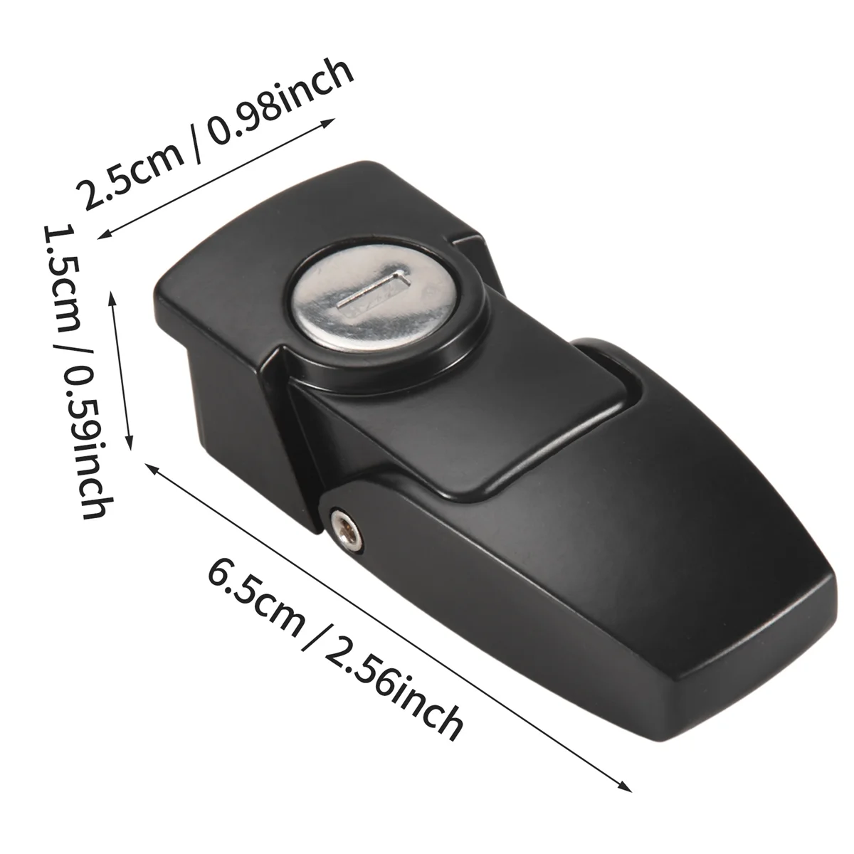 

ABNQ Cabinets Security Toggle Hasp Latch Lock DK604 Two Keys