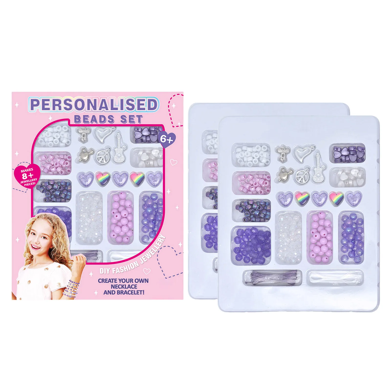 성인 및 청소년을 위한 DIY 우정 팔찌 키트 |   레터 비즈 참을 사용한 보석 만들기 공예 창의적인 생일 공예 세트