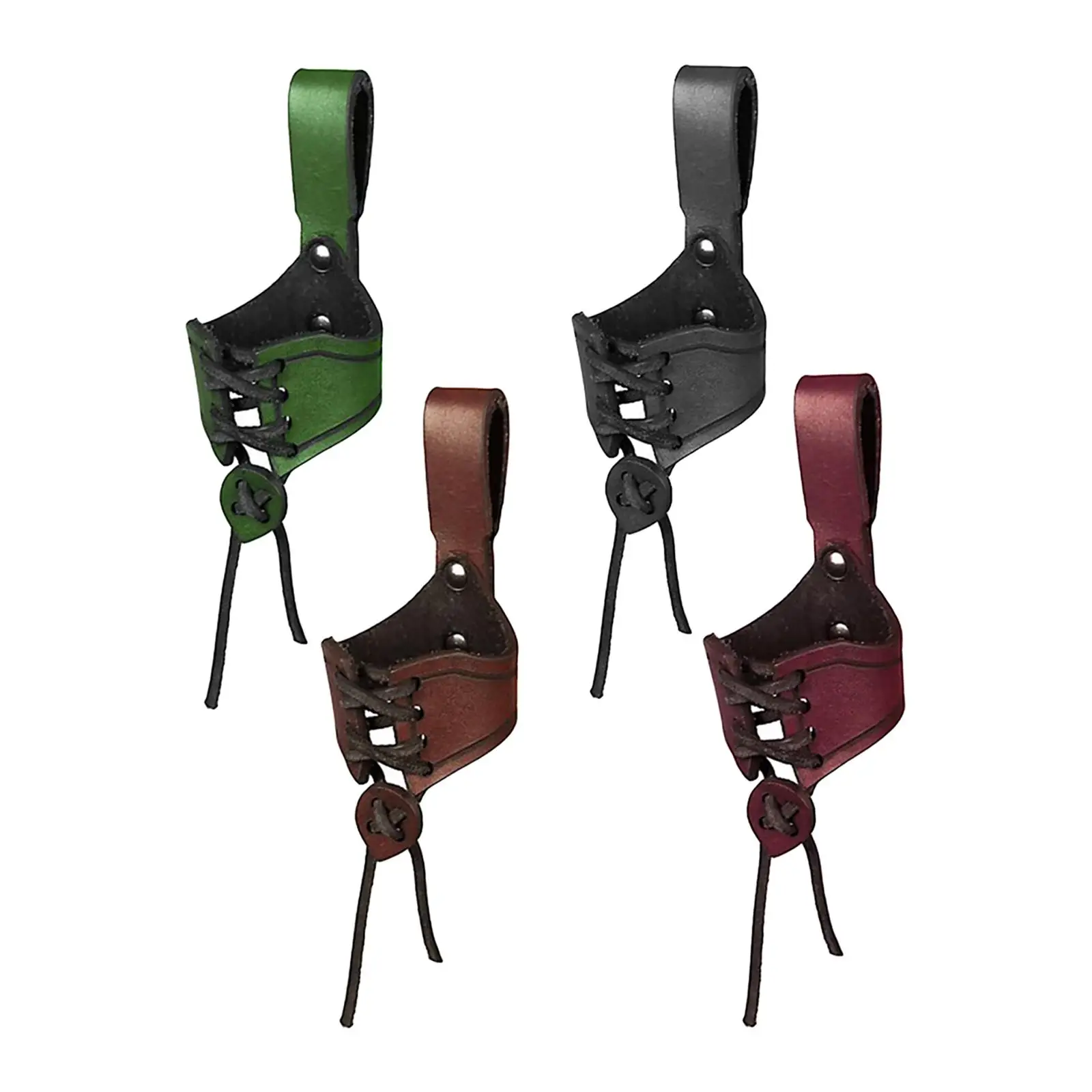 حامل كوب على شكل قرن، حامل على شكل قرن الثور، رفيق مع حلقة بإبزيم في العصور الوسطى #5