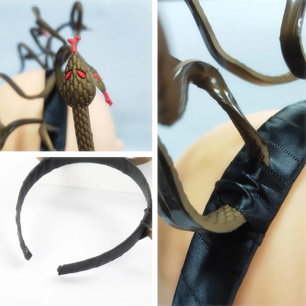 

1Pcs Snake Shaped Hairband Halloween Party Headband Unique Costume Props for Women and Men Festival Accessories