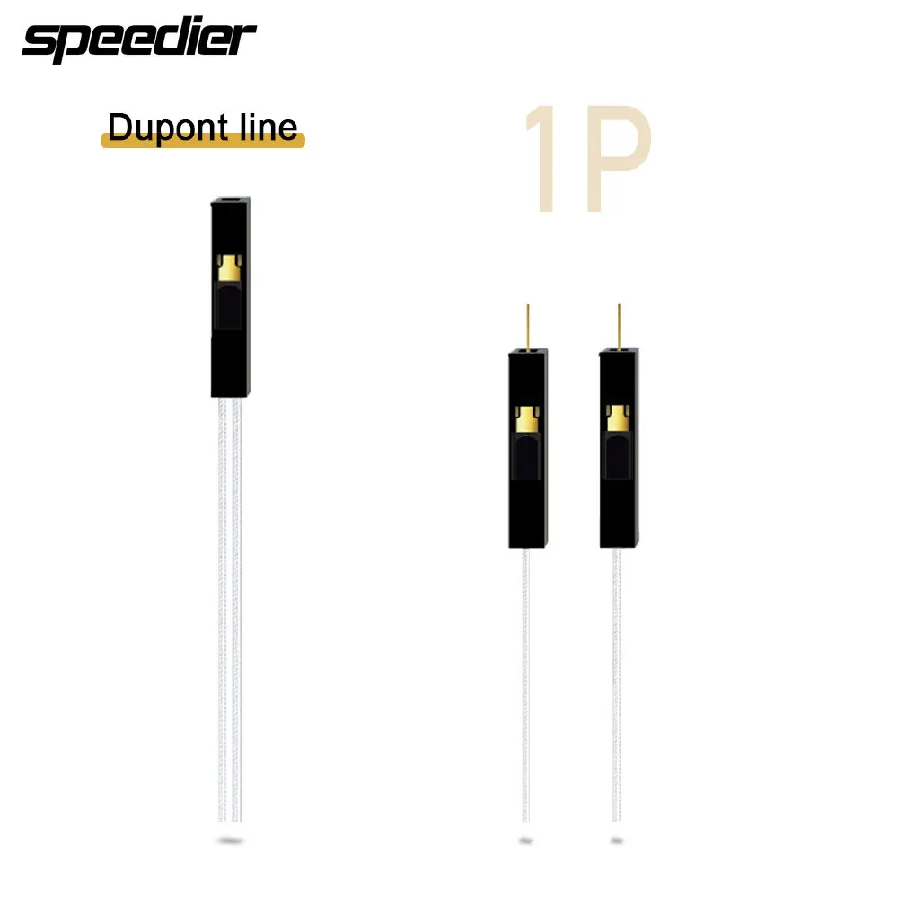 

2.54 DuPont Line 1P One Divided into Two Line Split Line Silver One Female To Two Male/ 1 male To 2 Female/3 Female Cable
