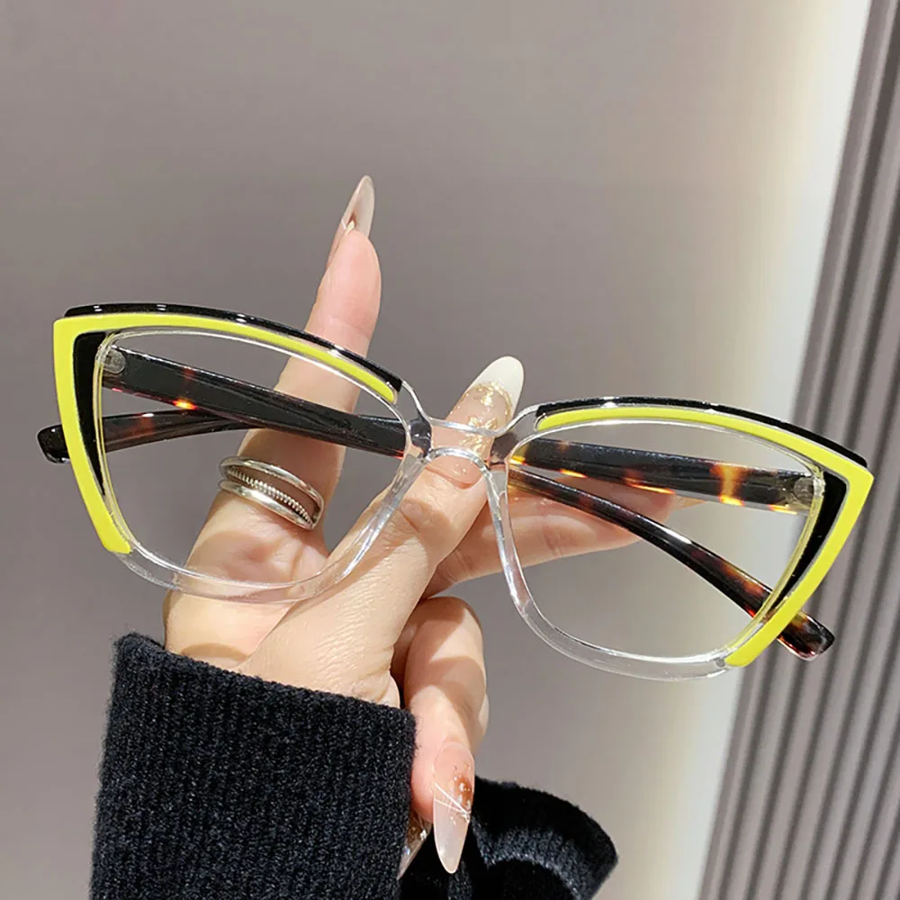 Fashion Fashion Women Cat Eye Reading Glasses Men Anti Blue Light Glasses Brand Designer Colorful Frame Presbyopia Eyewear +1.0 to +4.0 - Aliexpress Deal