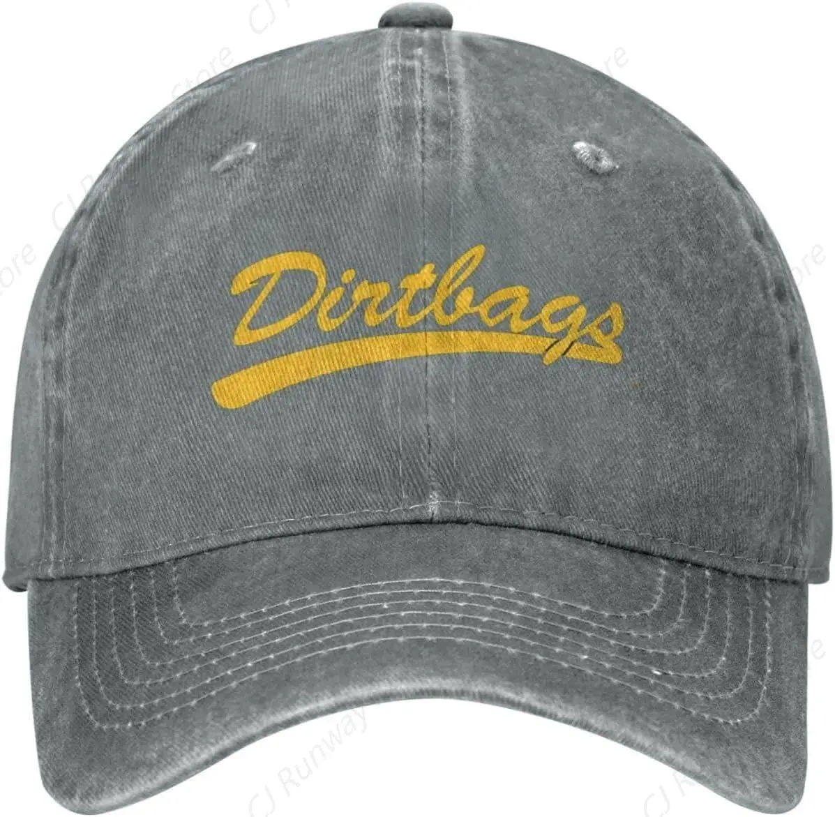 Long Beach State Dirtbags Adult Adjustable Classic Washed Casquette Cap Hat Baseball Cap for Man for Woman Gray