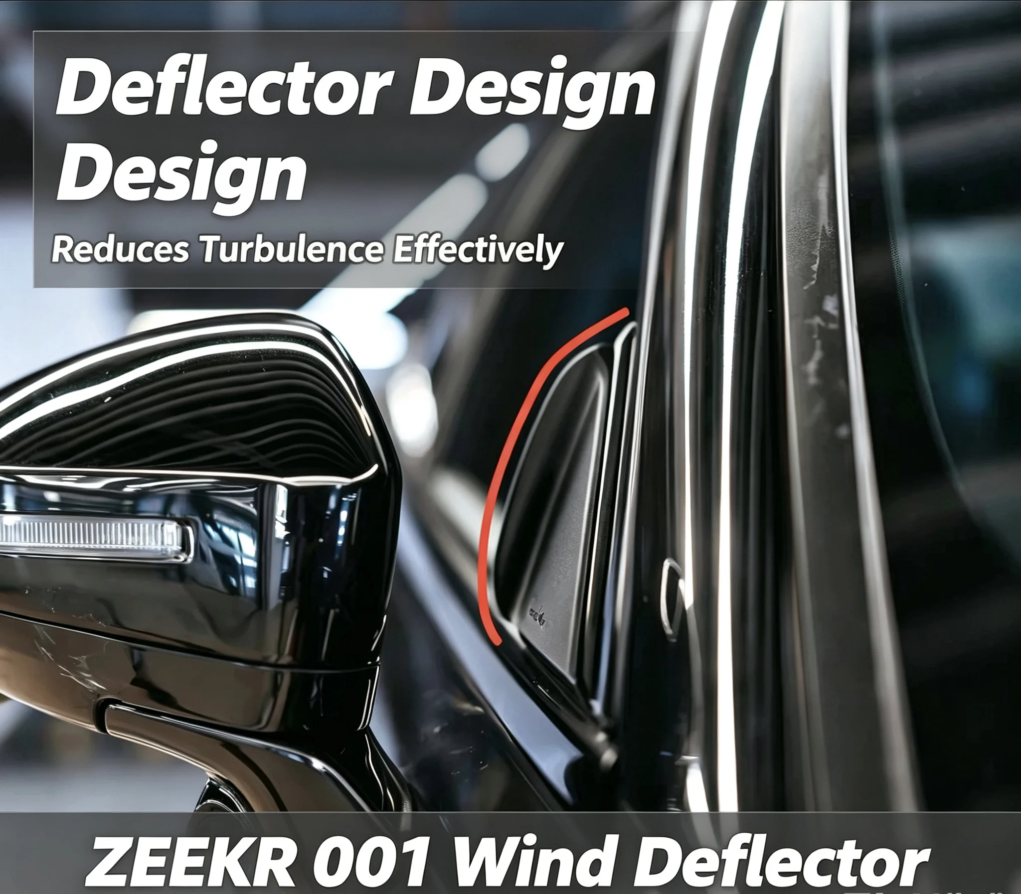 For Zeekr 001 Wind Deflector Windshield Wind Deflector Noise Reduction Car Wind Deflector Front Wind Deflector Auto Accessories