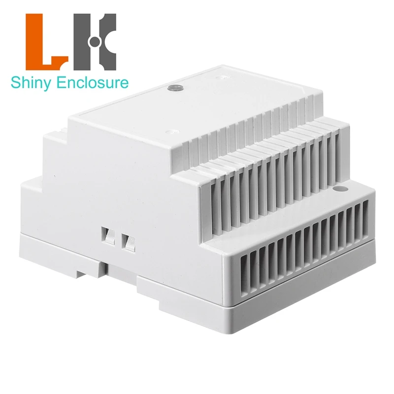 93x78x56mm ABS Industrial Control Box DIN Rail Electrical PLC Housing Panel Plastic Enclosure Case