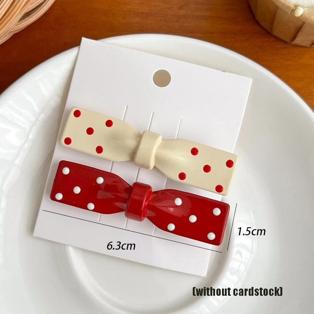 Red Dot Hair Clips -AliExpress