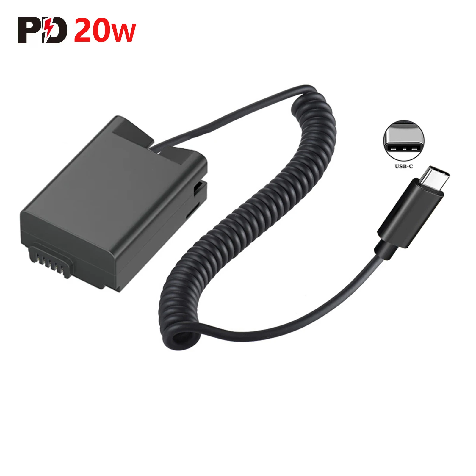 PD USB-C EP-5G EN-EL25 Dummy Battery Power Adapter For Nikon ZFC Z50 Z30 Camera Charger ENEL25 EP5G