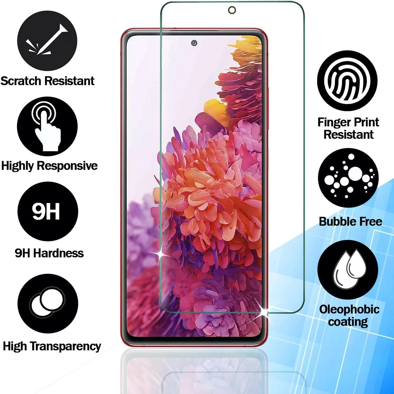 For Samsung Galaxy S20 FE Tempered Glass Screen Protector Glass Film