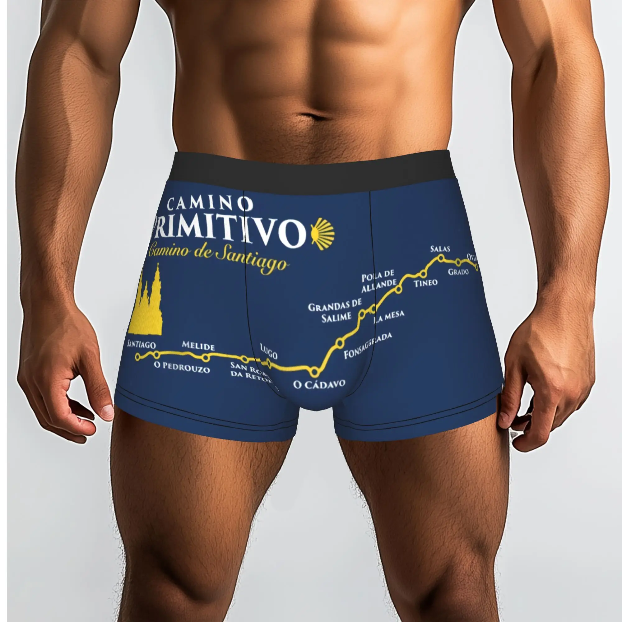 Custom Primitive Way Underwear Men Breathable  Boxer Briefs Shorts Panties Soft Underpants For Male