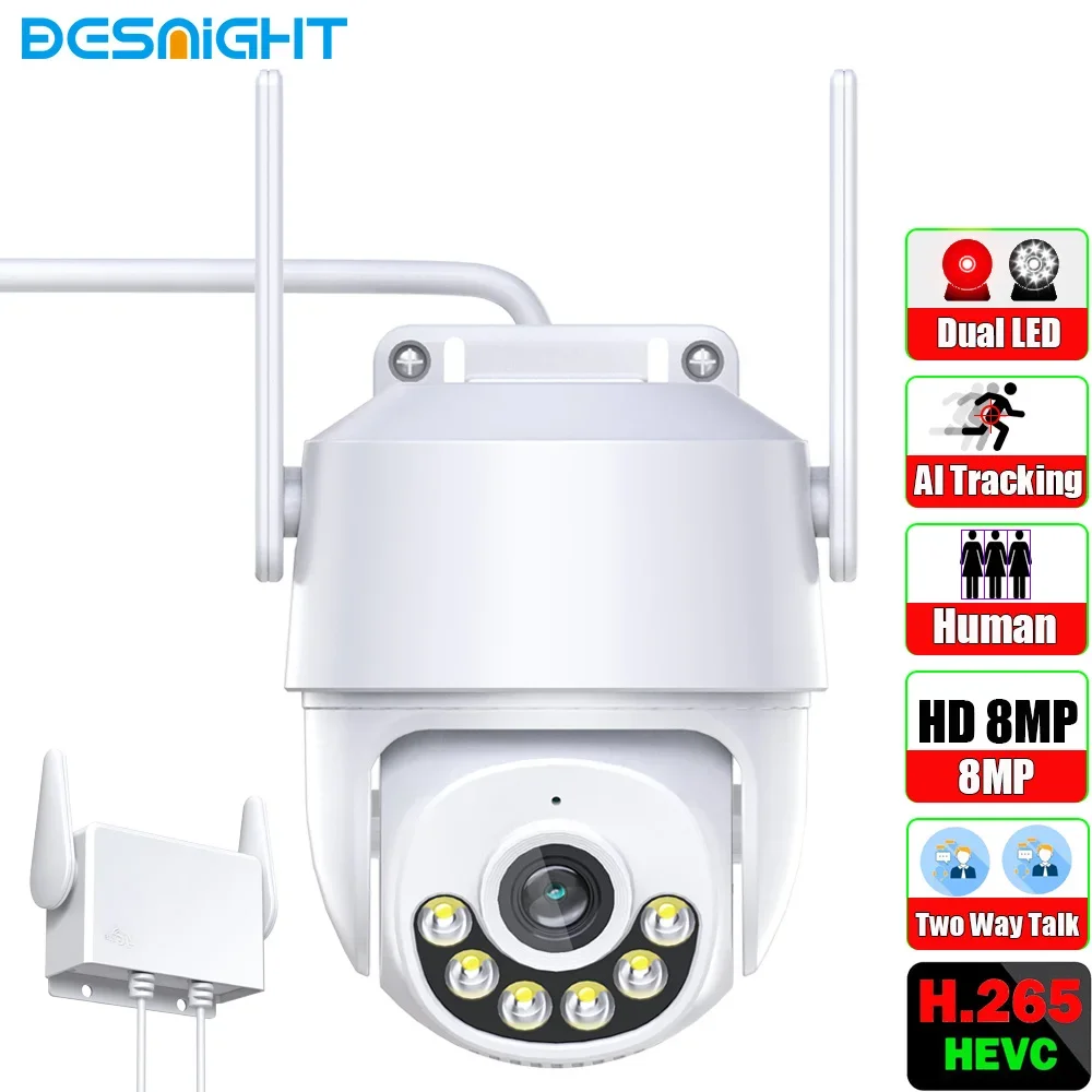 

4G Cat4 SIM Card Camera 8MP Color Night PTZ Security Camera P2P 4K 2K 4MP 2MP CCTV Outdoor Wireless WIFI IP Camera ICSEE