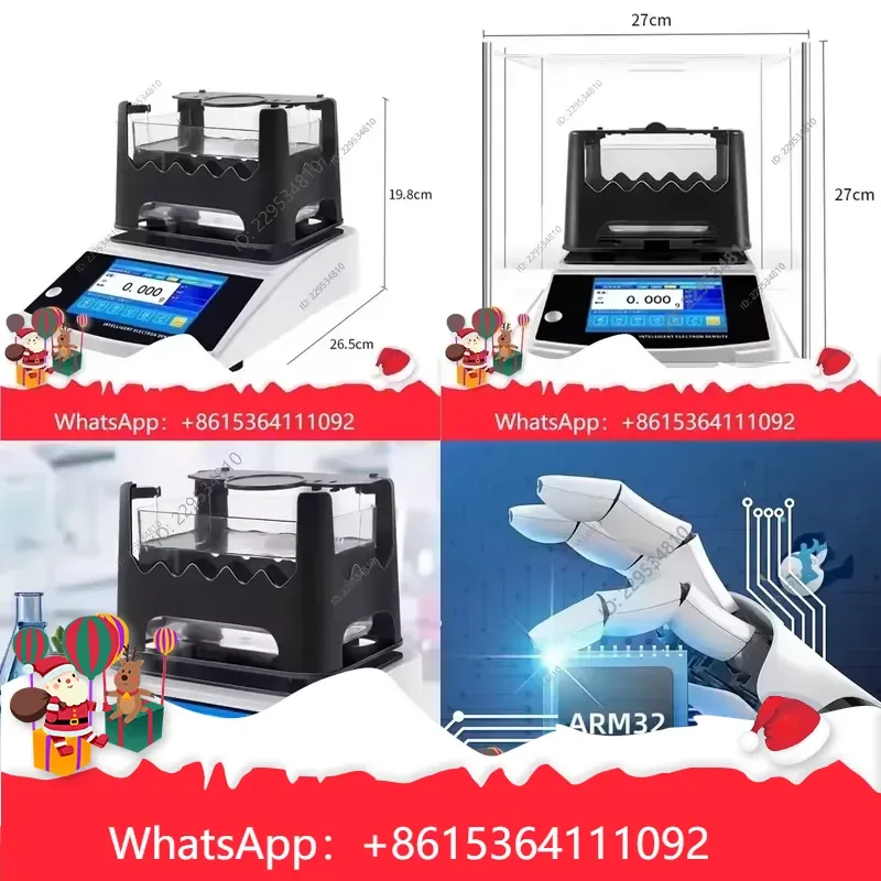 Widely Applied Cost for Digital Density Meter Precious Metals Gold Automatic Solid Density Detector effective，1pc