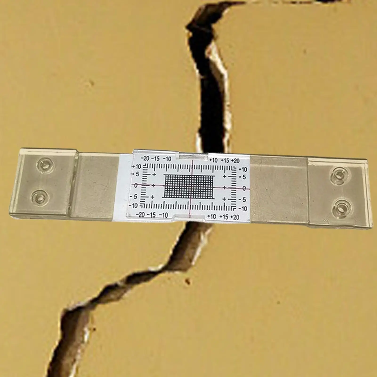 1PC Crack Gauge Monitor Gauge Crack Monitoring Record Tool Crack Measuring Instrument For Monitoring Wall Deformation Cracks