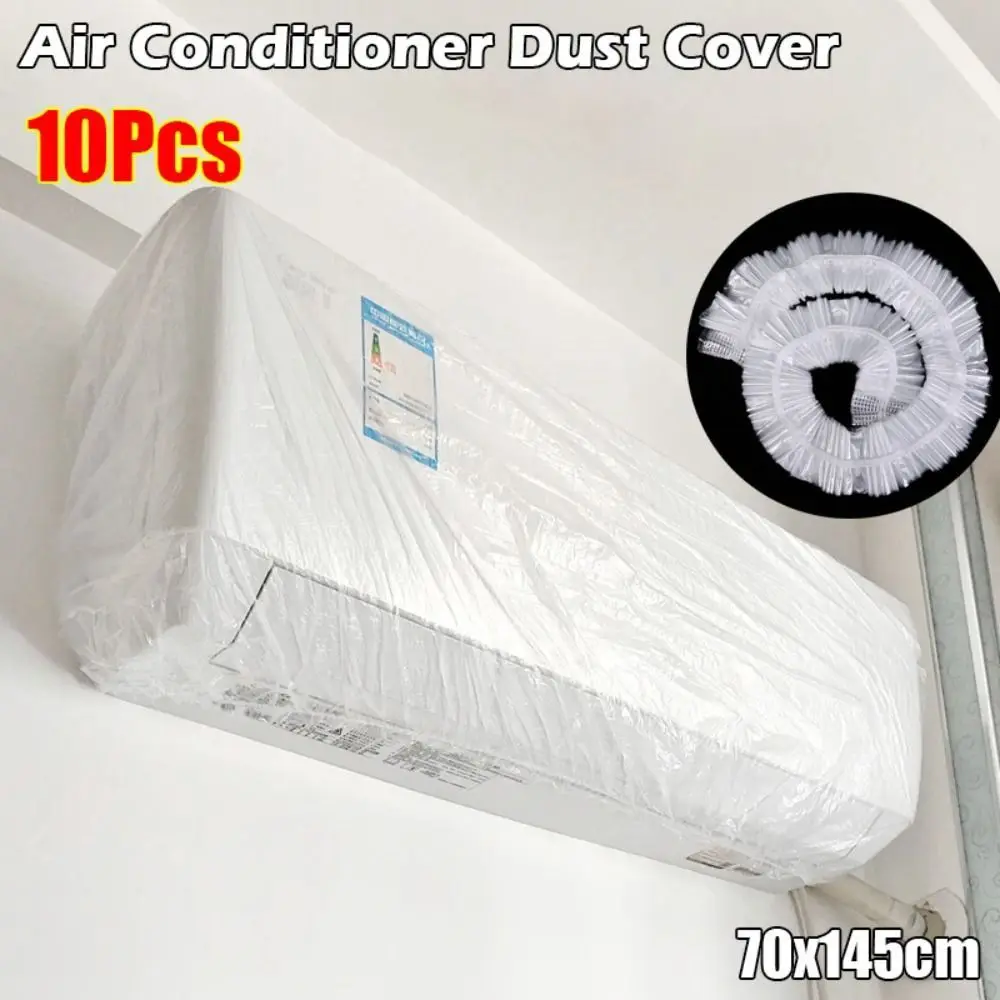 10Pcs 70x145cm Fan Cover Dustproof Disposable Air Conditioner Cover Large Universal Furniture Dust Cover