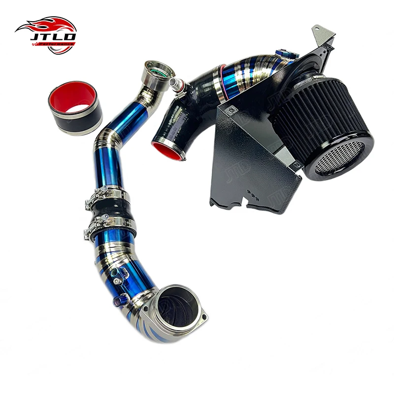JTLD Full Titanium Alloy Cold Air Intake Exhaust Pipes Kit BMW B58 Gen2 M340i G20 G21 M440i G22 G23 M240i G42 For Exhaust