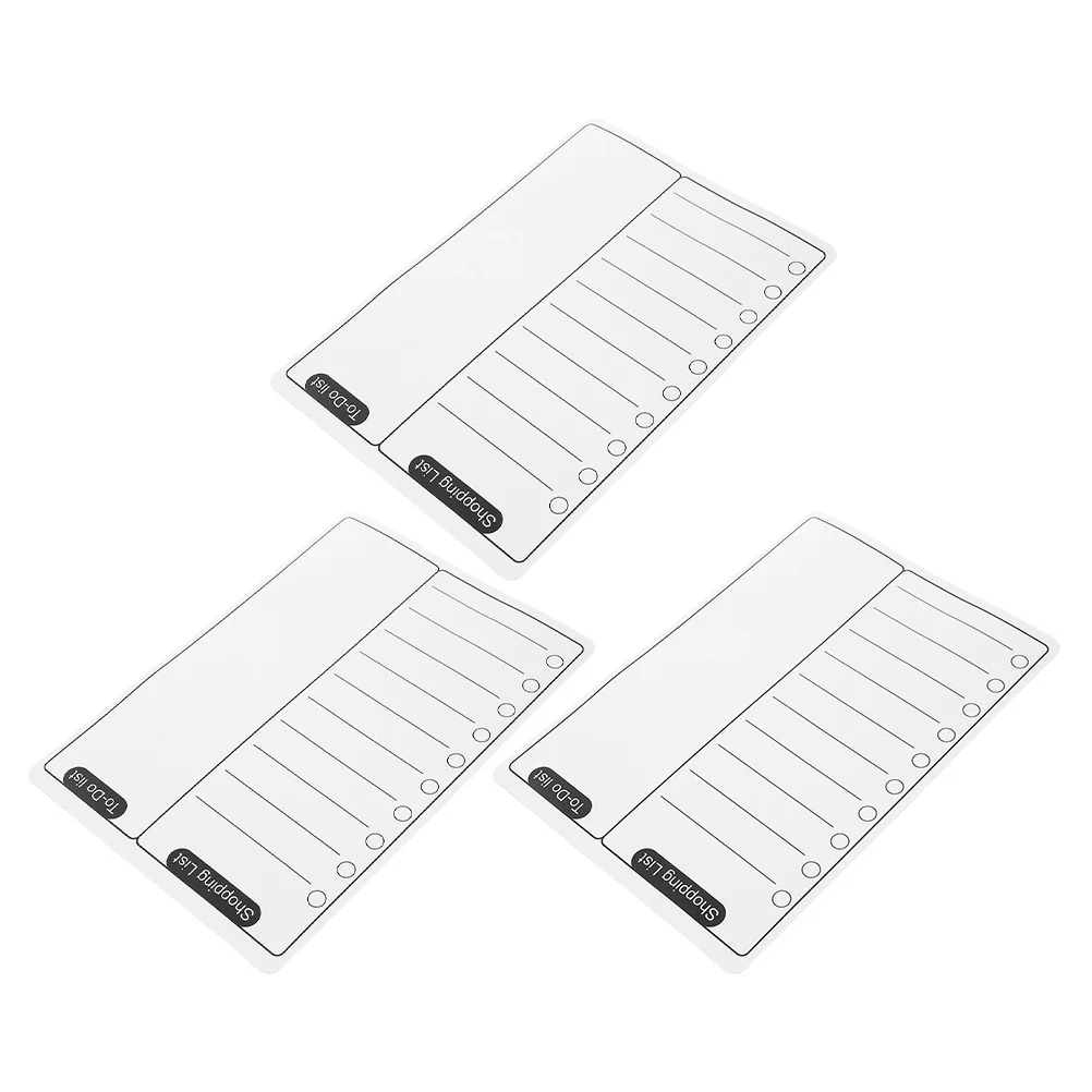 

3Pcs Magnetic Message Boards Dry Erase Writing Planner for Fridge Kitchen Scheduling Organizer Dry Erase Board
