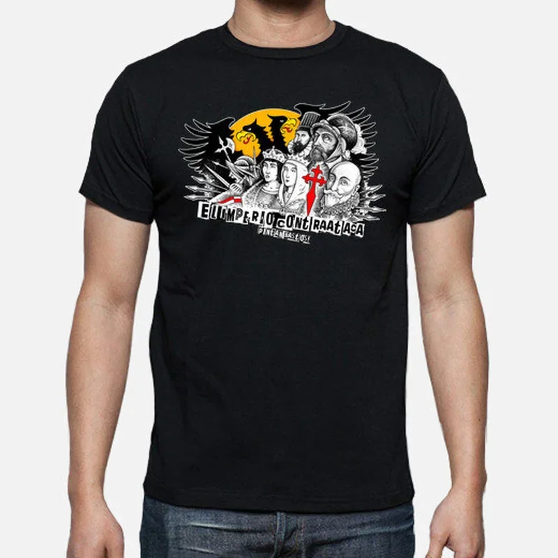 

El Imperio Contraataca. Spanish Empire T-Shirt 100% Cotton O-Neck Short Sleeve Summer Casual Mens T-shirt Size S-3XL