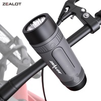 ZEALOT S1 Portable Bluetooth Speaker Wireless Bicycle Speaker Outdoor Waterproof Boombox Support TF Card,AUX,Flashlight