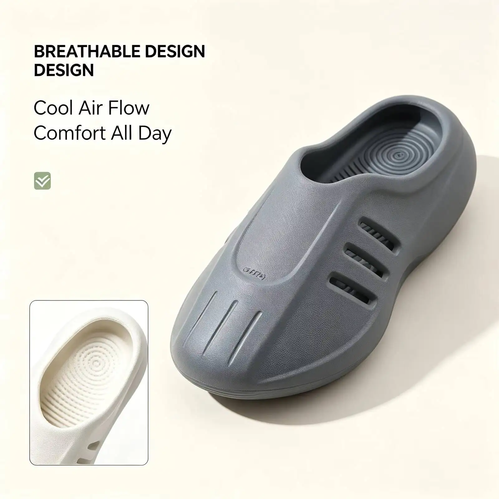 Adidas Originals Slip On Hollow Foam Clog Slides, Breathable Casual Shower Sandals Multiple Colors JS4705 sport