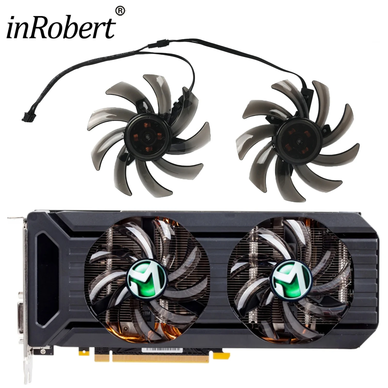 2pcs New 85mm FD7010H12S FDC10H12S9 C Cooler Fan Replace for Palit GeForce GTX 1070 Ti 1070 1060 1080 GTX1060 Dual Video Card