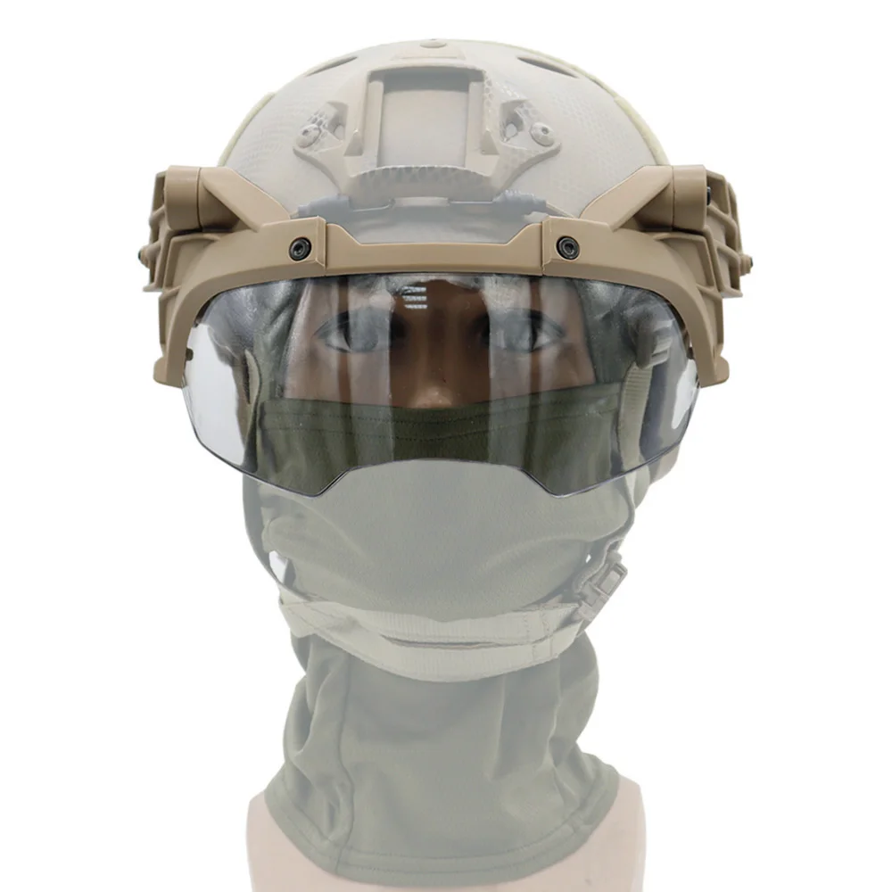 Casco táctico MICH VULPO airsoft visor abatible antiniebla - imagen 4