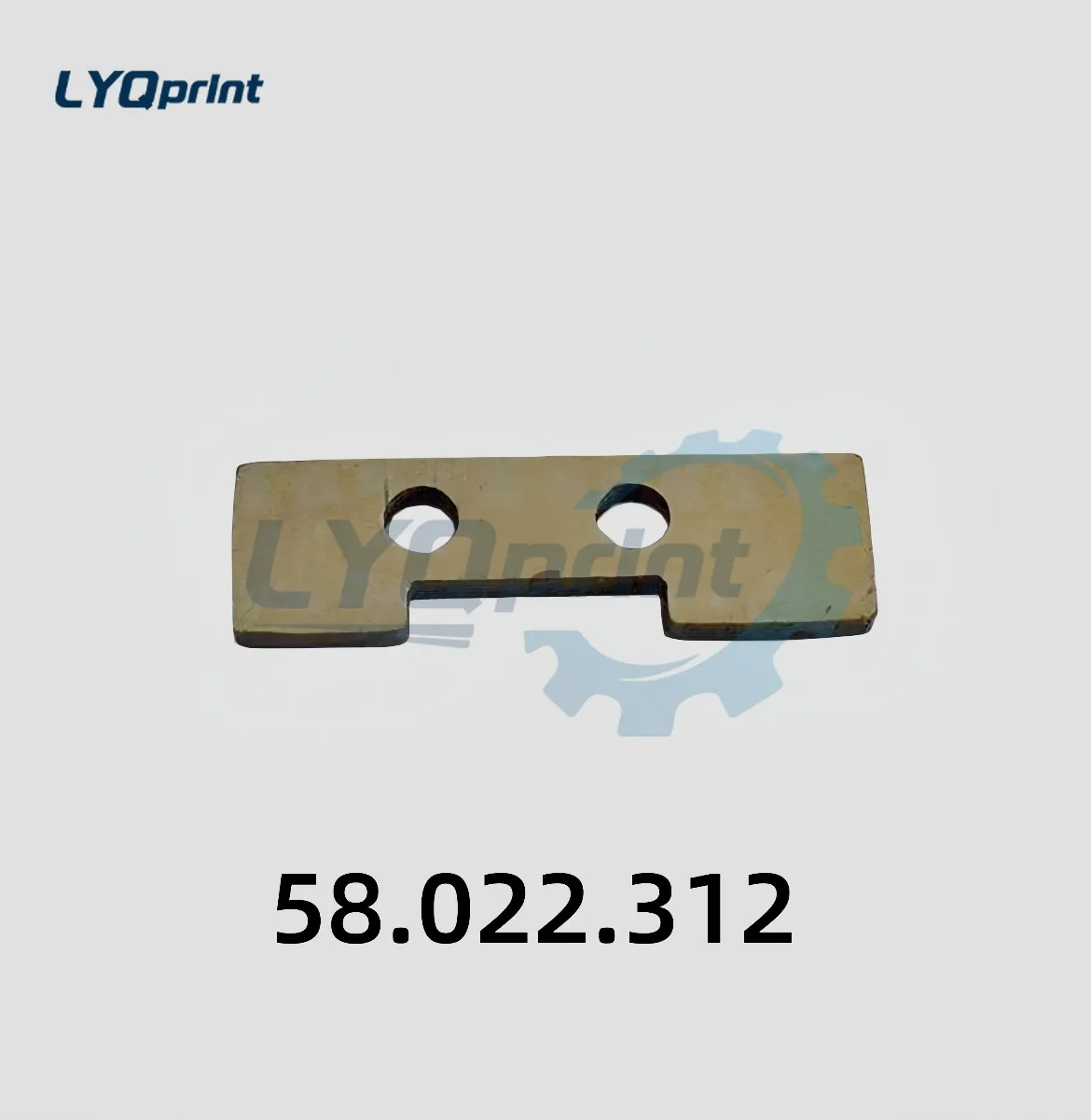Heidelberg SM102 58.022.312 Front Lay Stop Plate Sheet Guide Stopper Printing Machine Parts