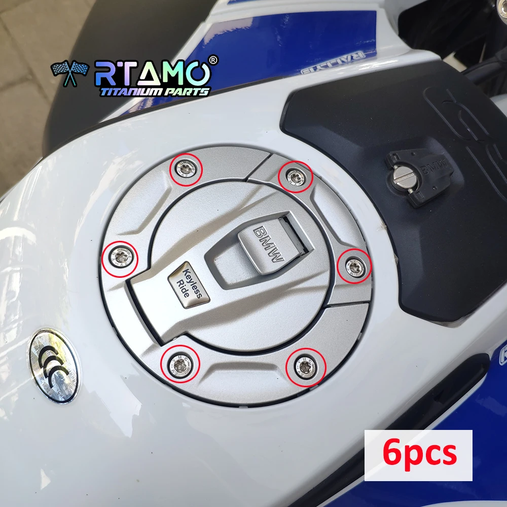 RTAMO Gr5 Titanium Bolt Oil Tank Cover Screw Front Fender Caliper Brake Disc ABS Plate Fit for BMW R1250GS Modified