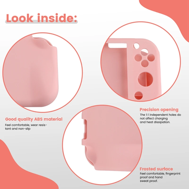 A73E-Pink Carrying Case Compatible With Nintendo Switch Lite, Portable Nintendo Switch Lite Bag For Switch Lite With Storage