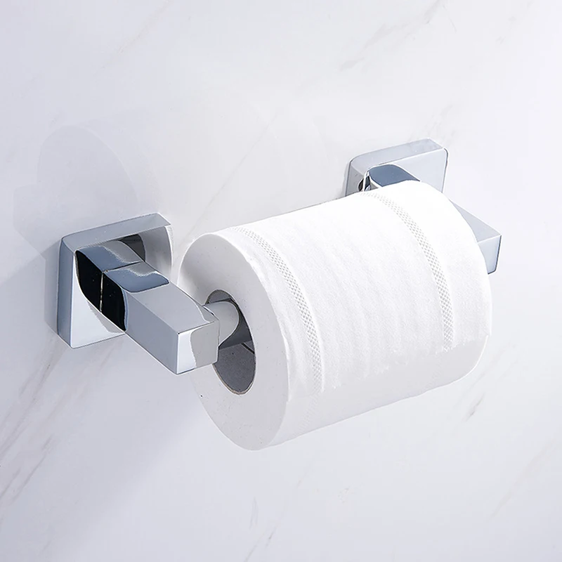 Telescopic Tissue Roll Toilet Paper Stick Plastic Towel Holder Roller Retractable Spring Rod