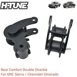 Resorte de hoja de suspensión 4x4, grillete doble cómodo trasero para GMC Sierra / Chevrolet Silverado 2006 - 2022