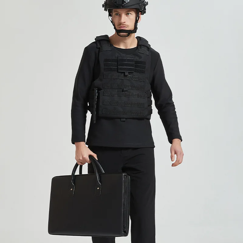 Bulletproof Briefcase, Concealed Anti-Stab Ballistic Shield for Personal Security Protection view 3