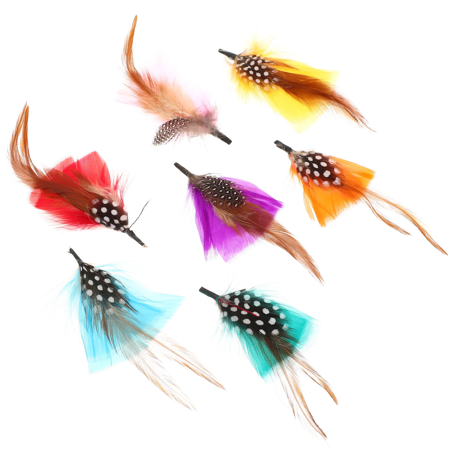 14 Pcs Costume Decorative Hat Assorted Plume DIY Craft Accessories Practical Caps Clothing Embellishment Colorful Hats