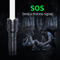 HNDGTYR White Laser Flashlight LEP SF2 1500 Meter Type C Rechargeable Built in 21700 Battery Tactical Military Search Flashlight