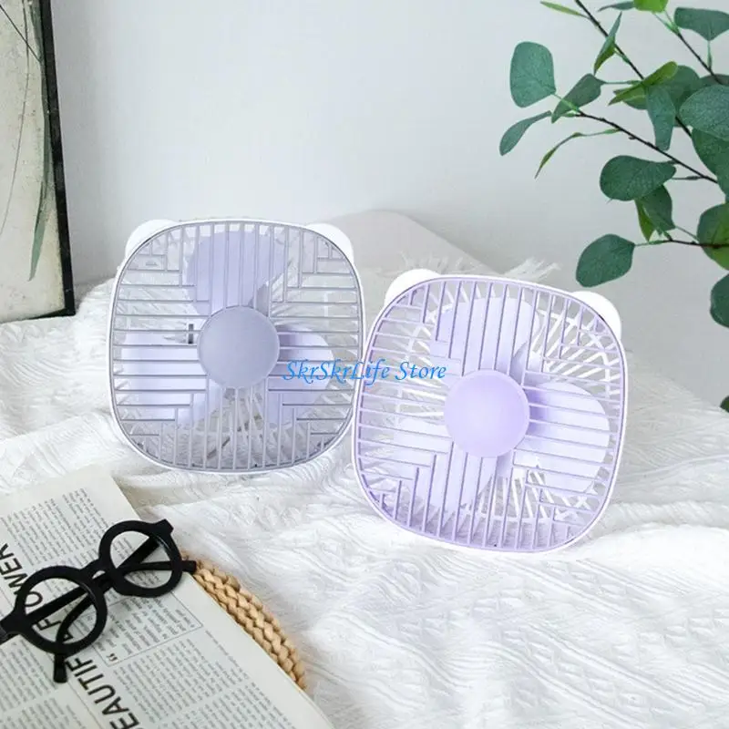 E65E 1 velocidad 7 pulgadas 5V ventilador ventilador techo mini ventiladores escritorio USB para acampar