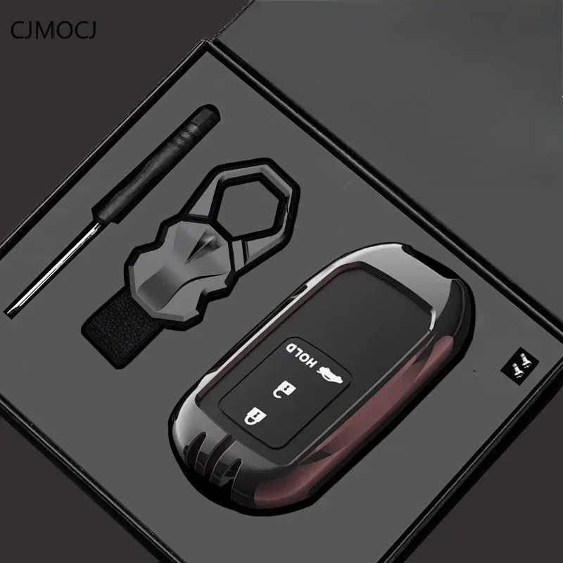 

For Honda CRV/Civic /Accord/HRV/Integra/Breeze/XRV/Avancier Zinc Alloy Car Remote Key Case Cover Shell Keychain Accessories