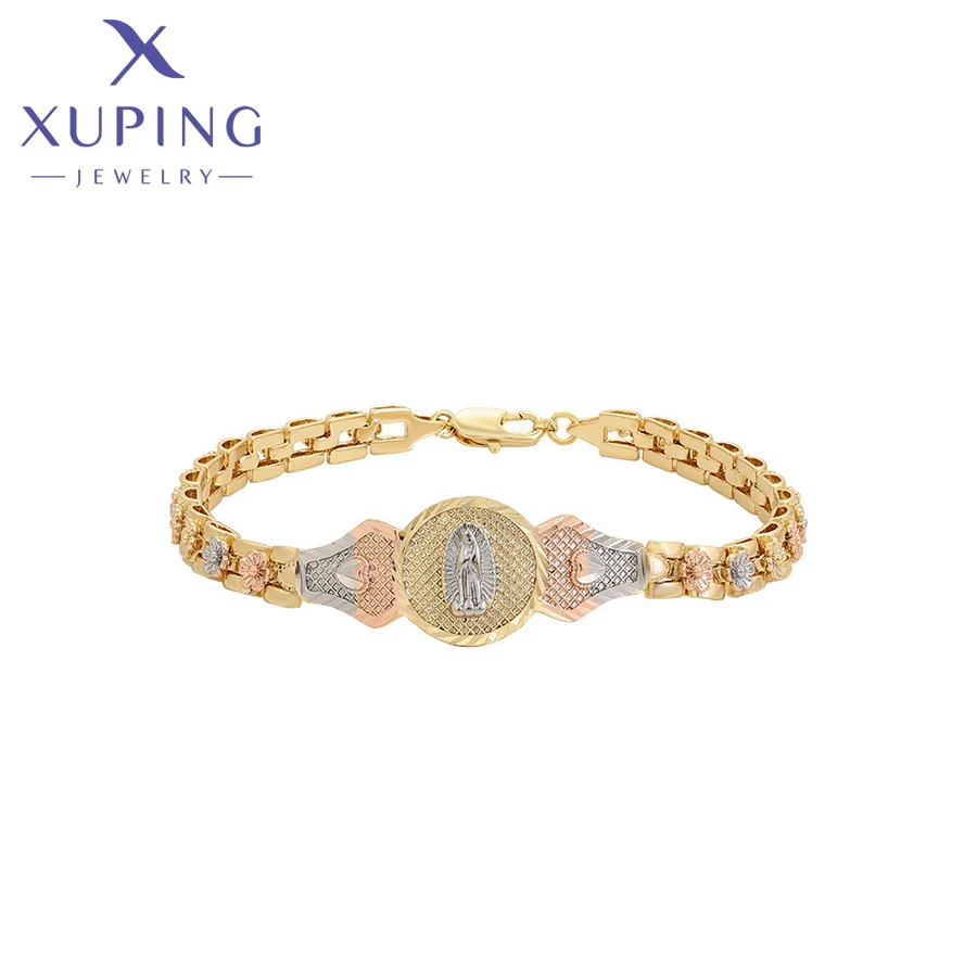 Xuping Jewelry New Arrival Fashion 20cm Multicolor Religion Bracelet for Women Ladies Birthday Gifts X000674735