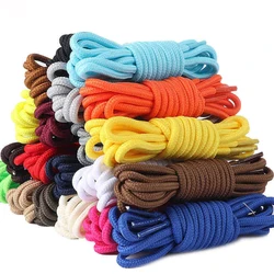 1Pair Round Shoelaces Polyester Solid Classic  Shoelace Casual Sports Boots Shoelace Sneakers Shoes Lace 21Colors70/90/120/150cm