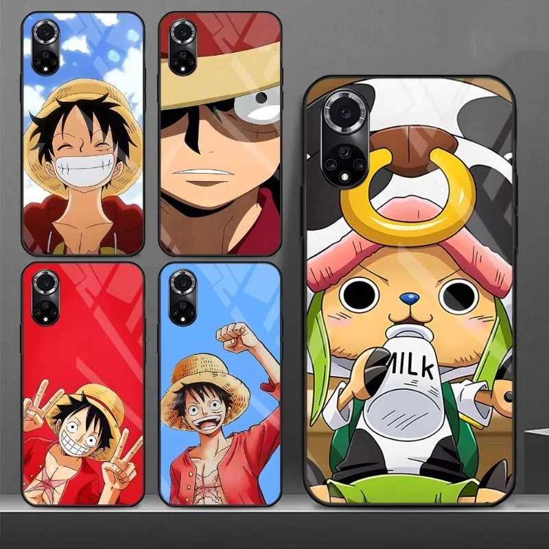 Anime O-nes P-iece Phone Case For Samsung A 54 14 34 52 70 71 72 81 91 E S 33 20 S 12 10 21 22 13 30 31 32 40 42 50 51 Glass