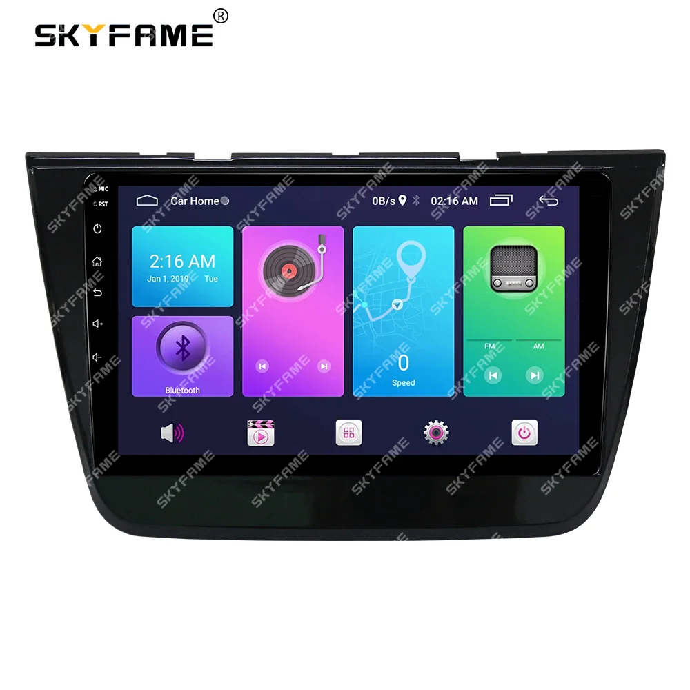 SKYFAME Adattatore per fascia per telaio auto Decodificatore Canbus Box Kit pannello di montaggio per cruscotto radio Android per MG ZS