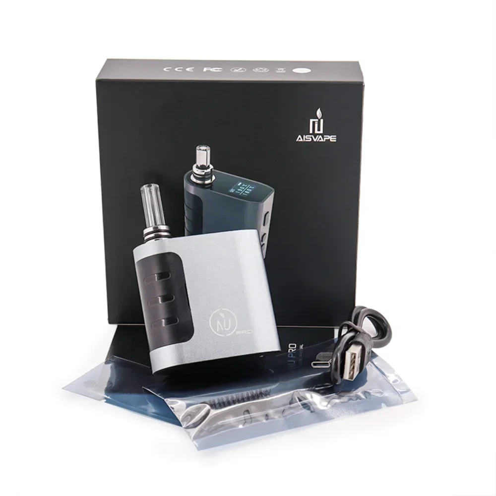 NIU PRO Kit de vaporizador de hierbas secas, batería de 2200mah, dispositivo para fumar hierbas y tabaco, pantalla LED, Control inteligente de temperatura de vapor