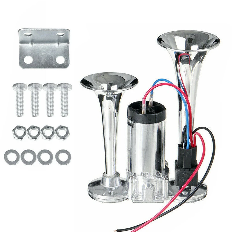 600DB 24V car horn Electric horn Supply double metal connected electric pump horn with relay car horn