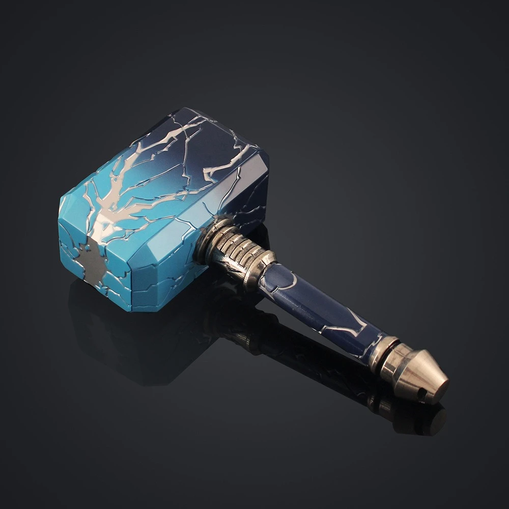 20 سنتيمتر SMITE المطرقة سماكة والوزن لعبة الشجاعة الطرفية جميع المعادن لعبة الساموراي الحرفية اكسسوارات حلية مجموعات