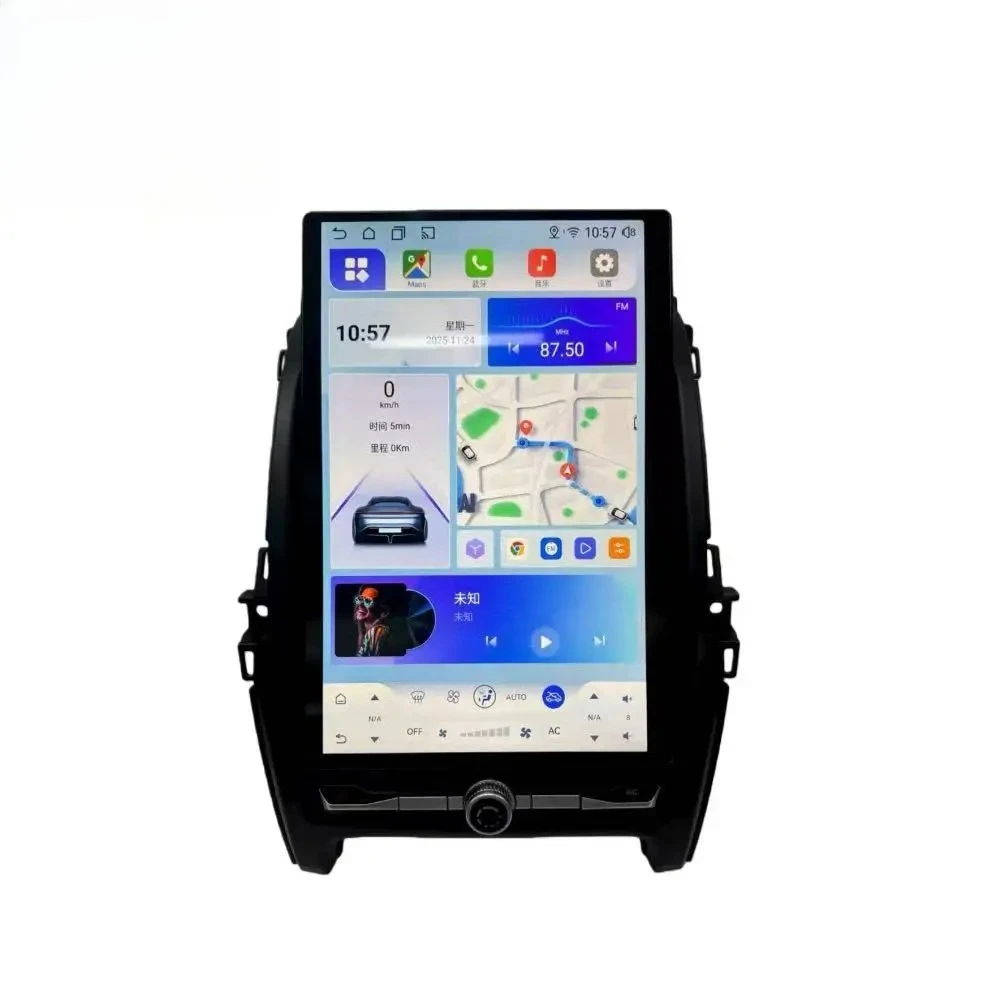 RoadNavi Custom Android 13 Portable HD Car Radio for Everest 2016-2020 GPS WiFi 4G DSP CarPlay 360