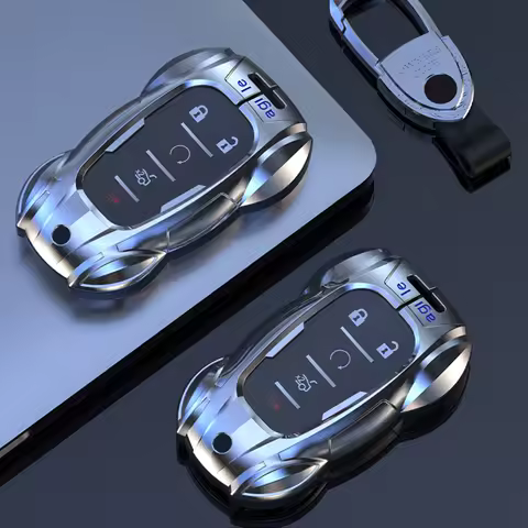 2 3 4 5 Buttons Car Key Case Metal Cover for Cherolet Chevy Orlando Cruze Spark Sonic Camaro Volt Tracker Bolt Trax Equinox Onix