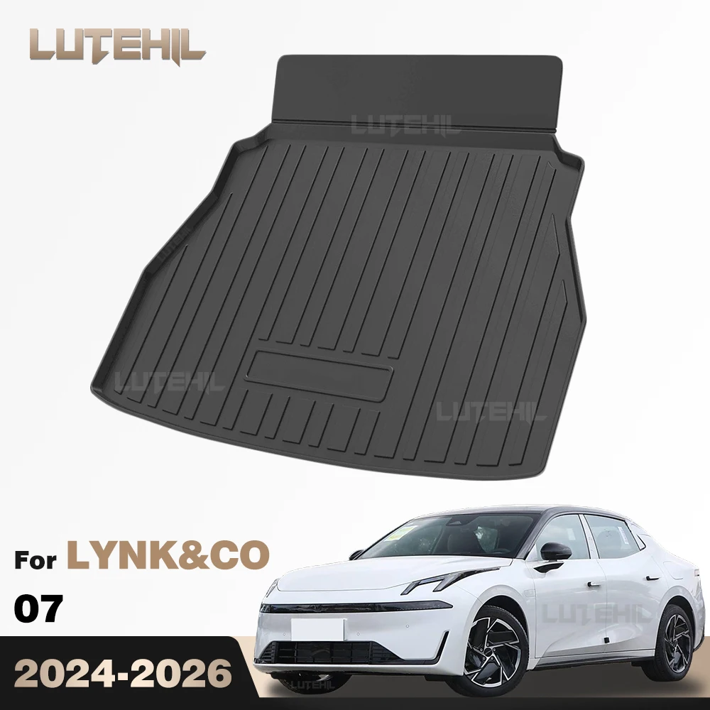 

Для LYNK&CO 07 2024-2026 2025: Коврик в багажник из TPE, защитный вкладыш, водонепроницаемые аксессуары